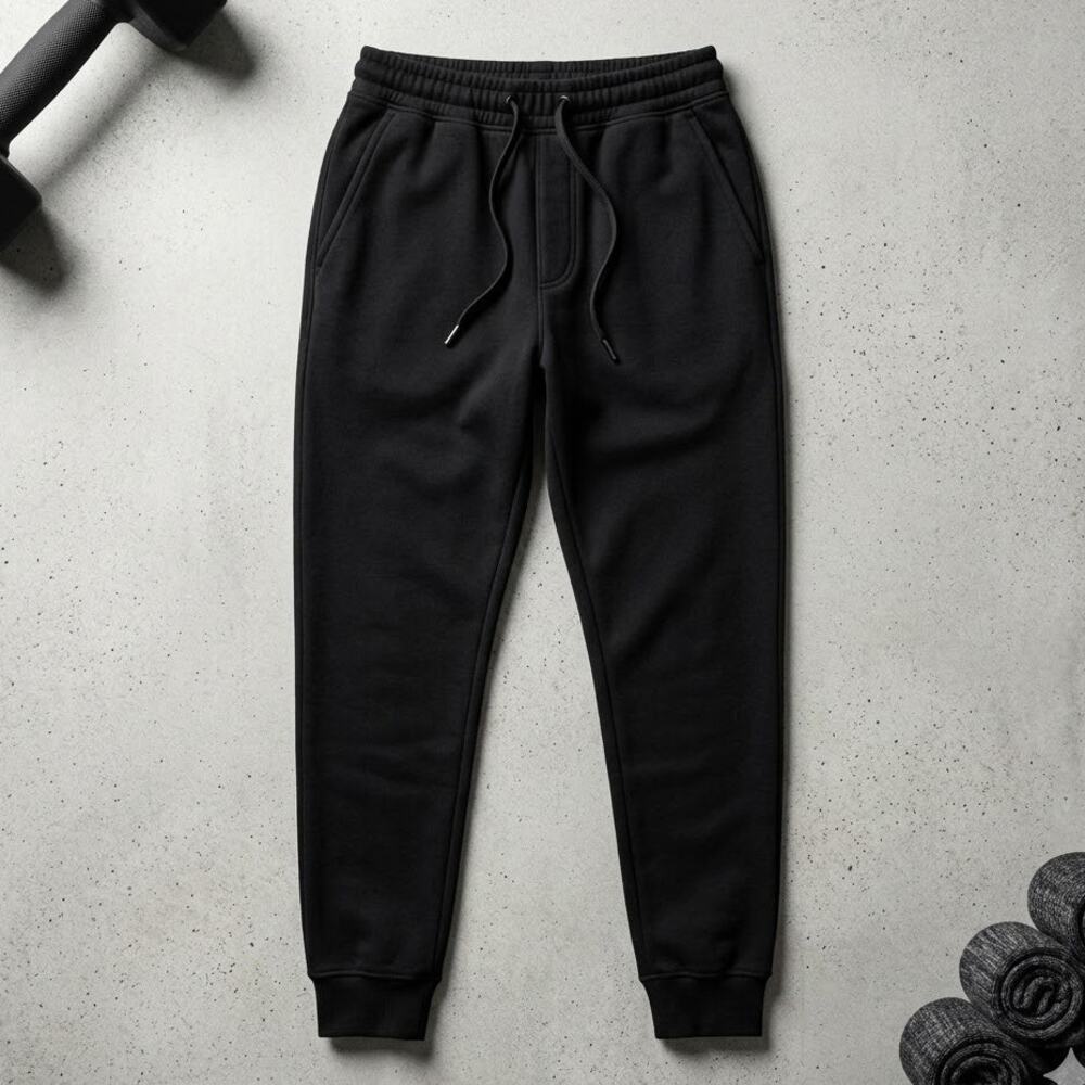 Spanx AirLuxe Tapered Jogger Sweatpants Women's XS Black Loungewear Active